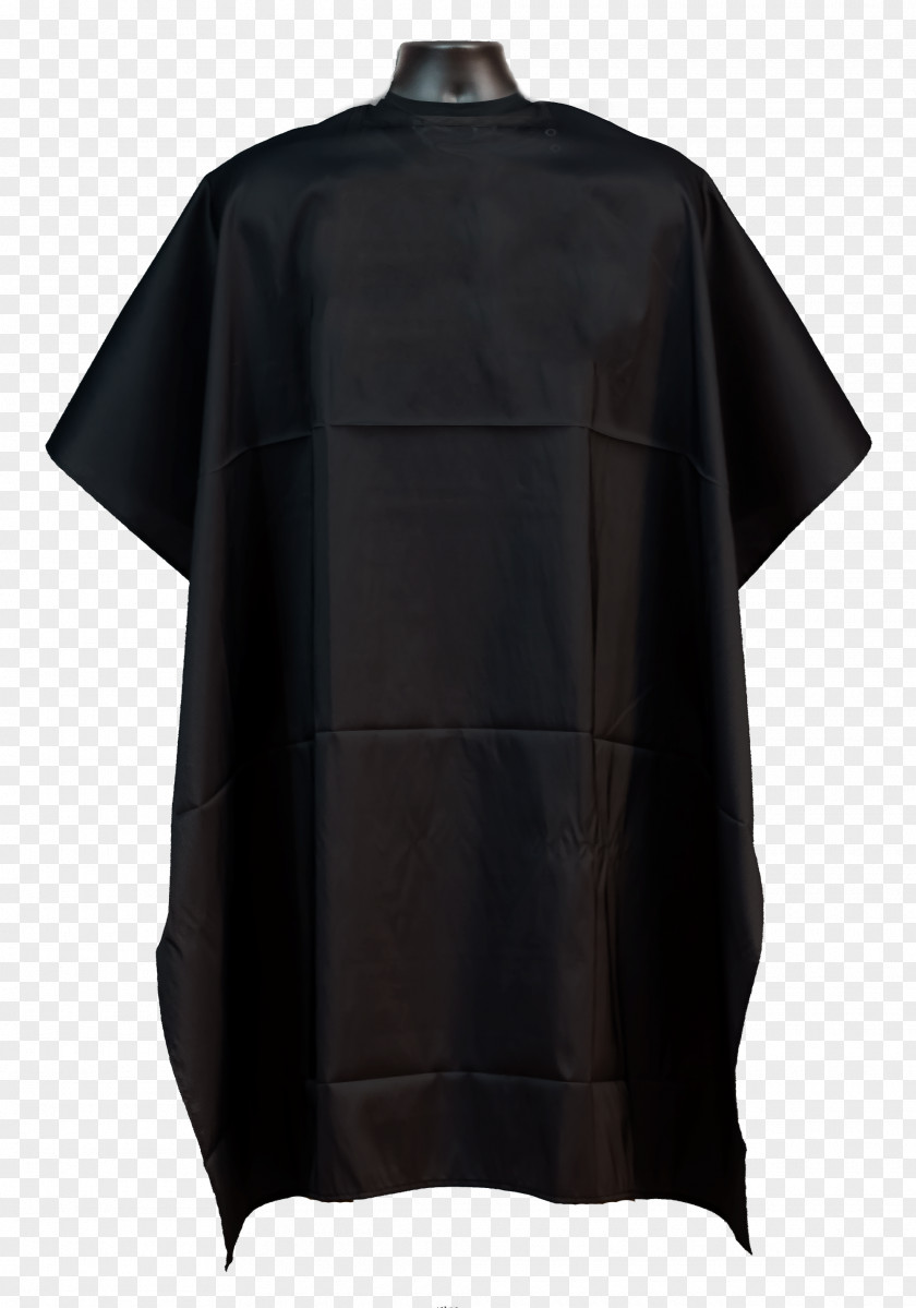 Black Cloak Coat T-shirt Sleeve Jacket Outerwear PNG