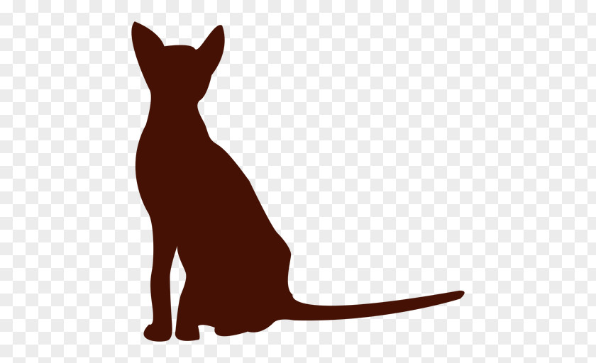 Cat Kitten Vector Graphics Silhouette Image PNG