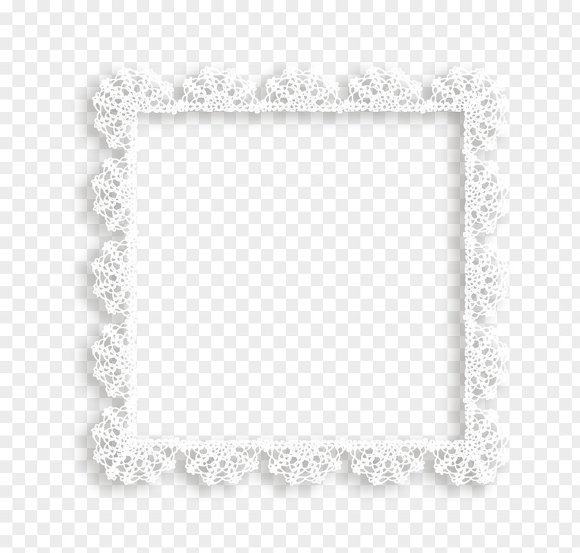 Picture Frames Lace White PNG