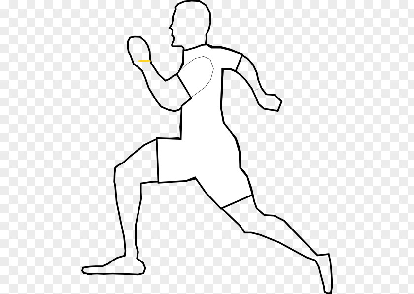 Ran Cliparts Black And White Running Clip Art PNG