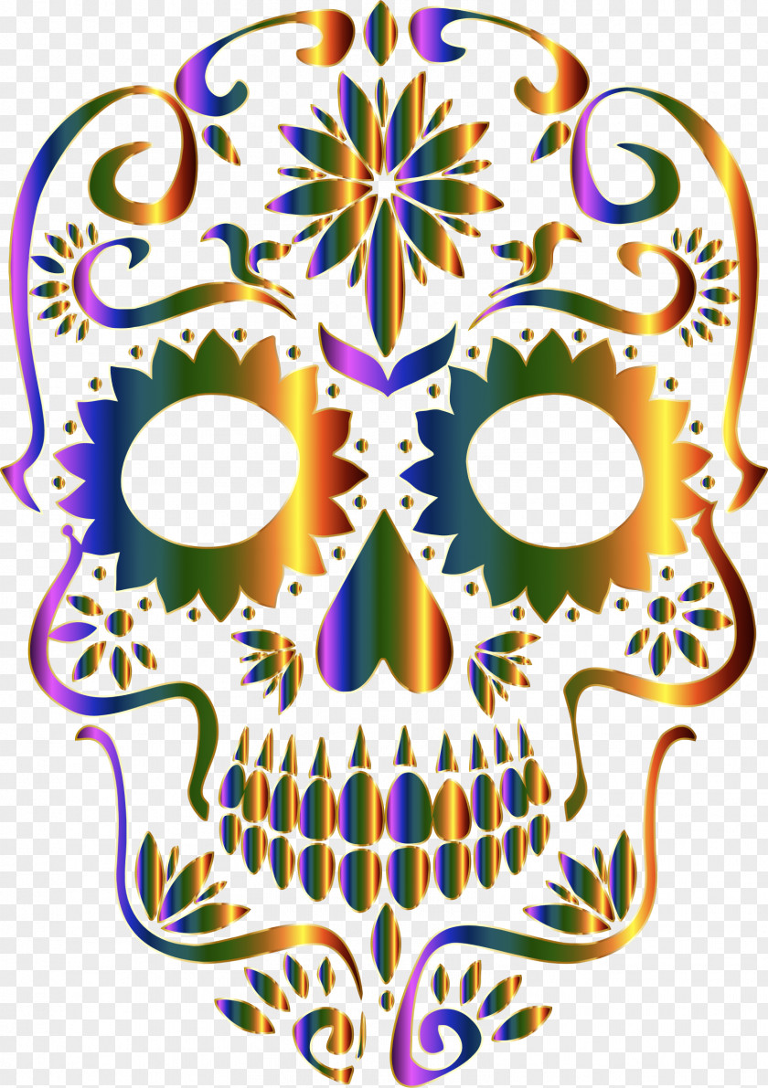 Skull La Calavera Catrina Day Of The Dead Clip Art PNG