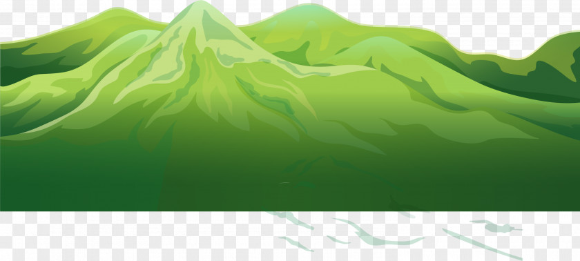 Green And Fresh Mountain Download PNG