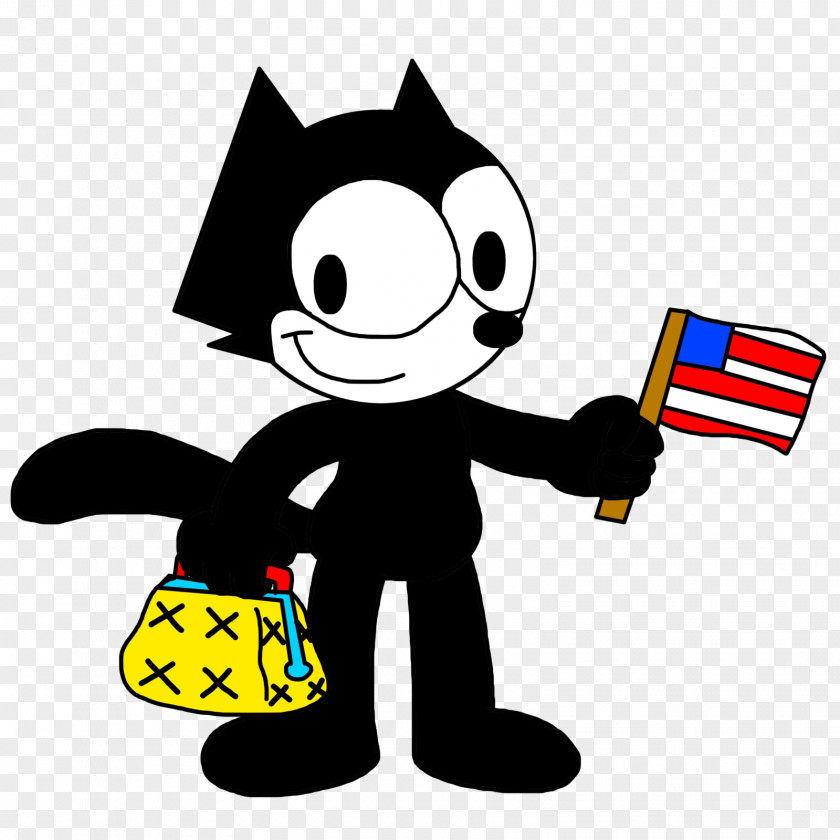 Felix The Cat Clip Art Independence Day Jul I Juli Cartoon July 4 PNG