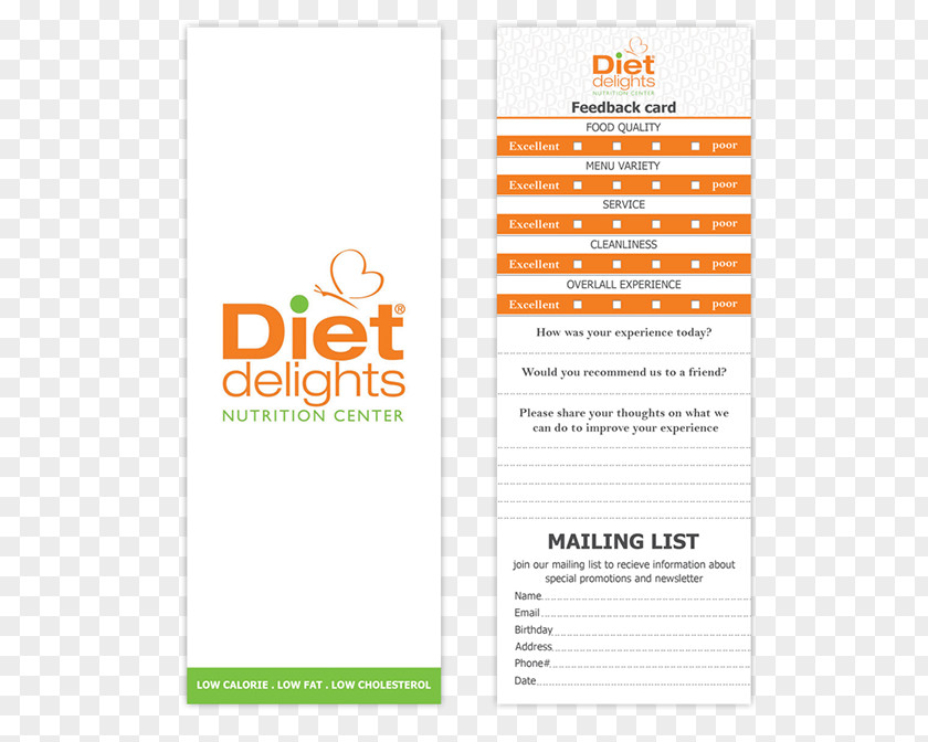 Line Brand Diet Delights Font PNG