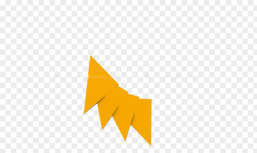 Line Paper Origami Art PNG