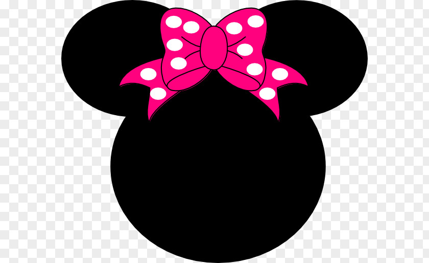 Minnie Mouse Outline Head Mickey Clip Art PNG