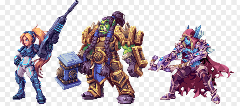 2d Game Character Sprites Heroes Of The Storm Sprite Pixel Art 2D Computer Graphics PNG