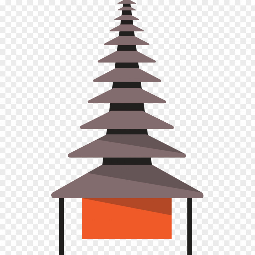 Bali Christmas Tree Decoration PNG