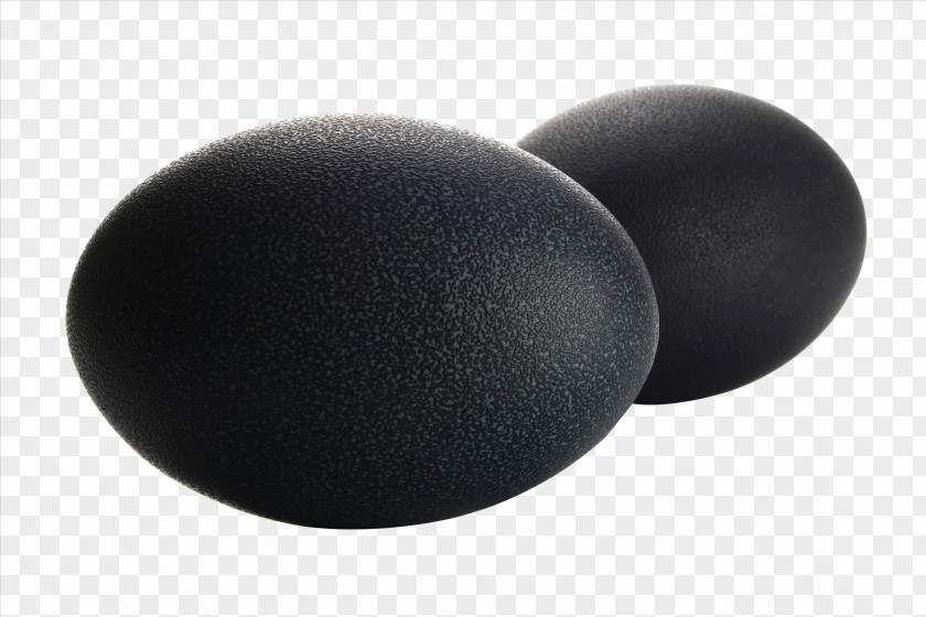 Black Ostrich Egg Material PNG