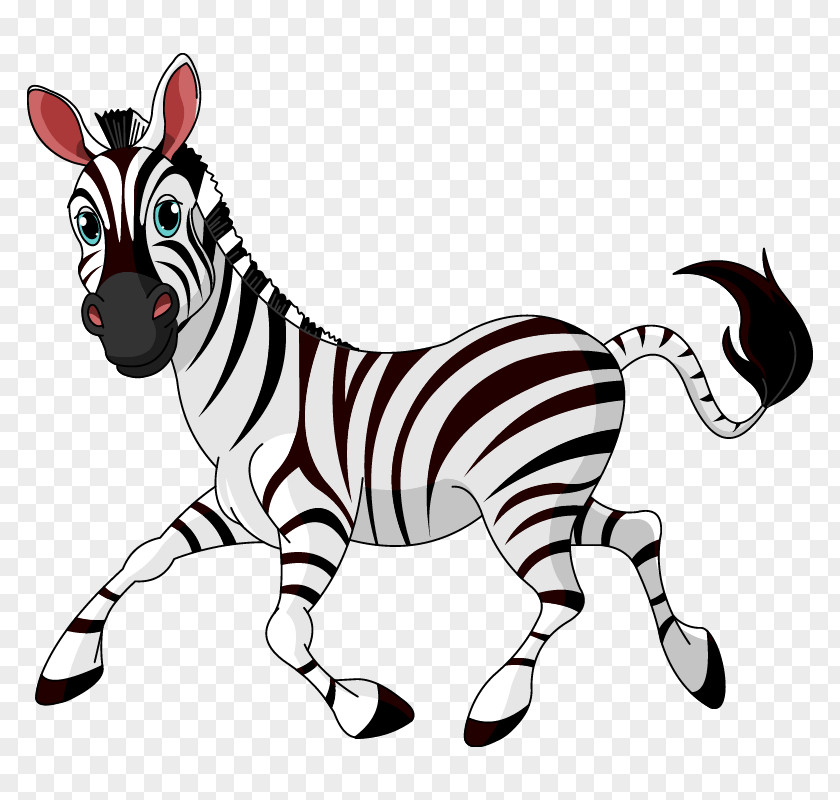 Cartoon Zebra Drawing Royalty-free Clip Art PNG