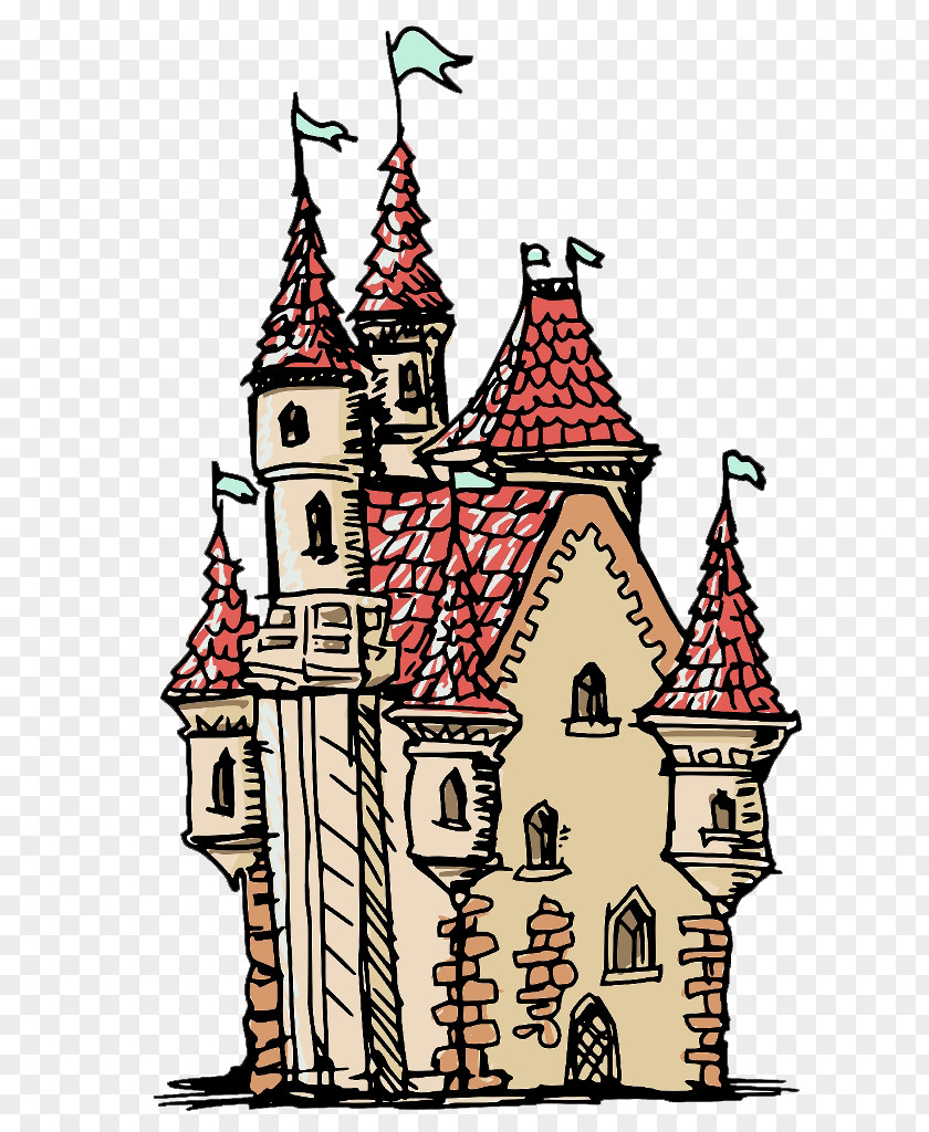Creative Castle Drawing Royalty-free PNG
