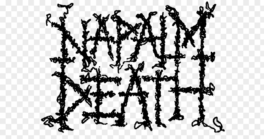 Easy Meat Heavy MetalDeath Band Logo Napalm Death Metal Grindcore Apex Predator PNG