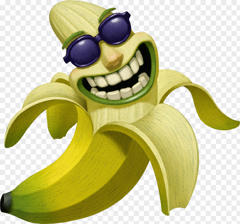 HD Funny Expression Bananas Fruit Clip Art PNG