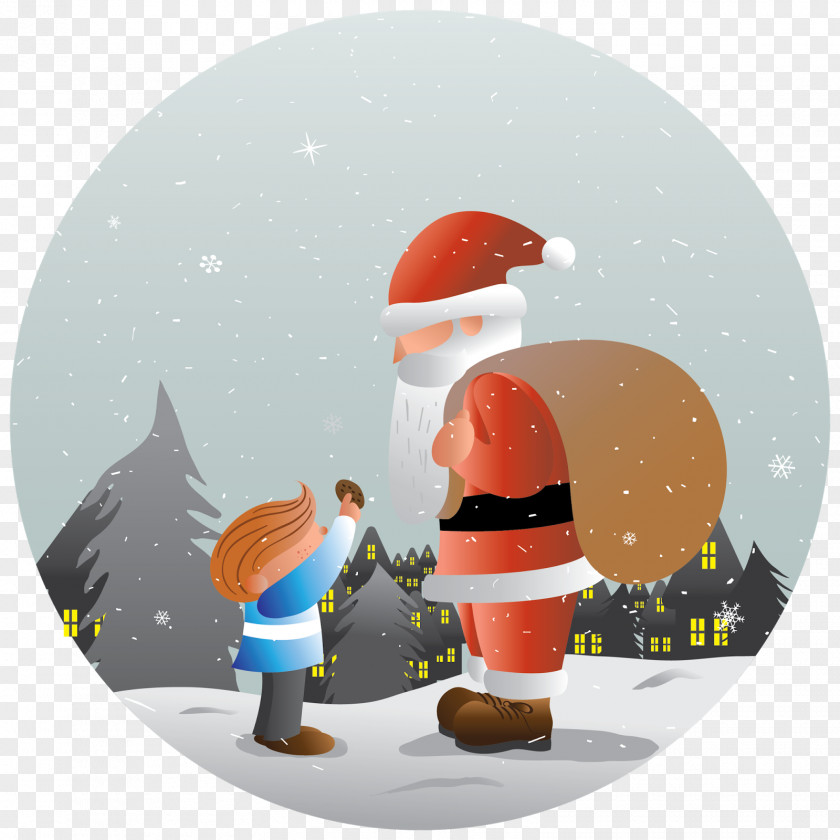 Santa Claus Christmas Ornament PNG