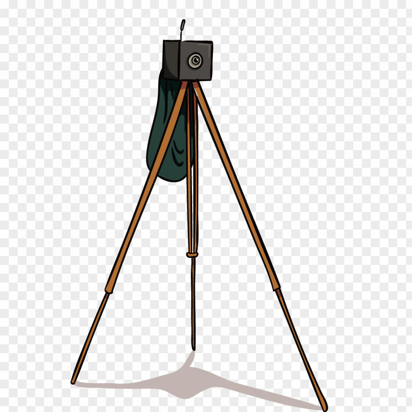 Vector Simple Camera Tripod PNG