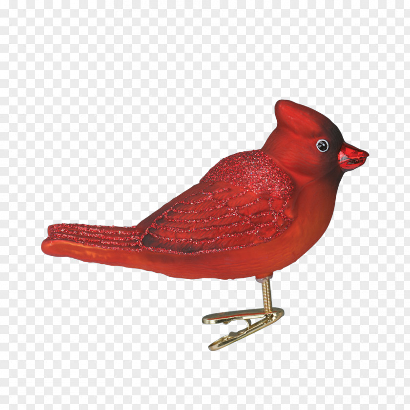 Bird Northern Cardinal Christmas Ornament PNG