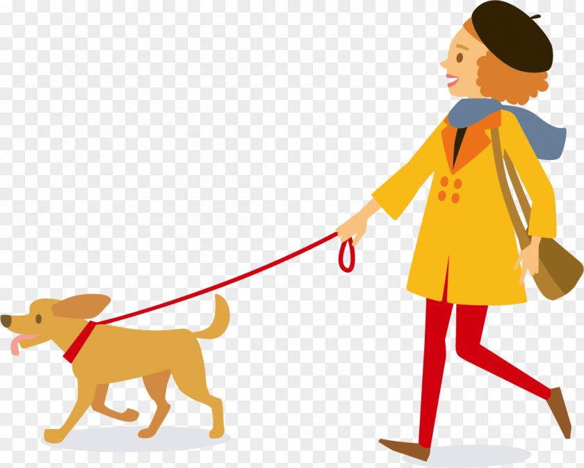 Dog Leash Girl PNG leash girl clipart PNG
