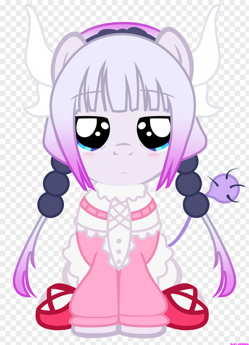 Dragon Maid Pony Miss Kobayashi's Drawing Art PNG