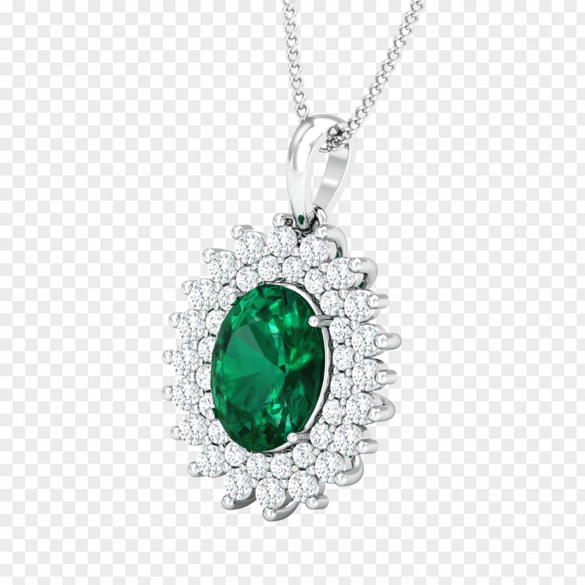 Emerald Charms & Pendants Necklace Body Jewellery PNG