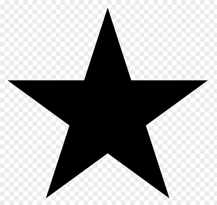 Five-pointed Blackstar Death Of David Bowie Clip Art PNG