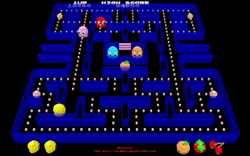 Pac Man Ms. Pac-Man Dota 2 Arcade Game Wallpaper PNG