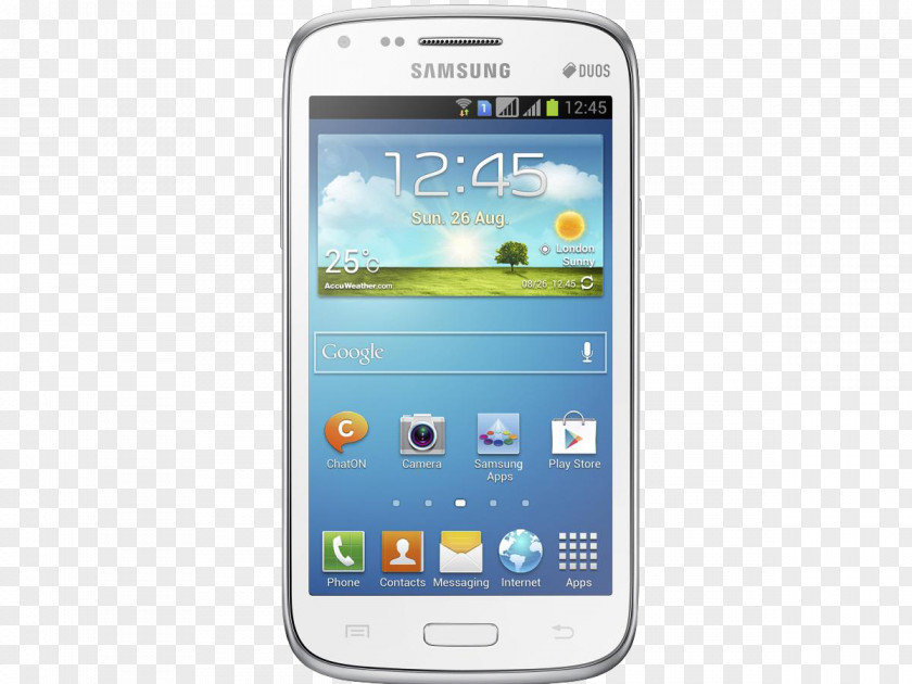 Samsung Mobile Phone Galaxy Core Smartphone Android Touchscreen PNG