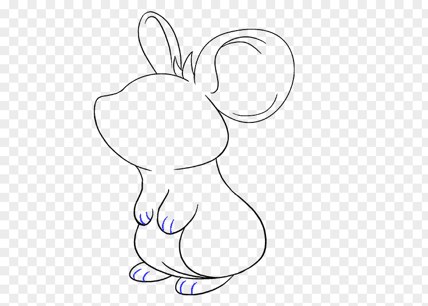 Separate Lines Drawing Mickey Mouse Minnie How To Draw A Line Art PNG