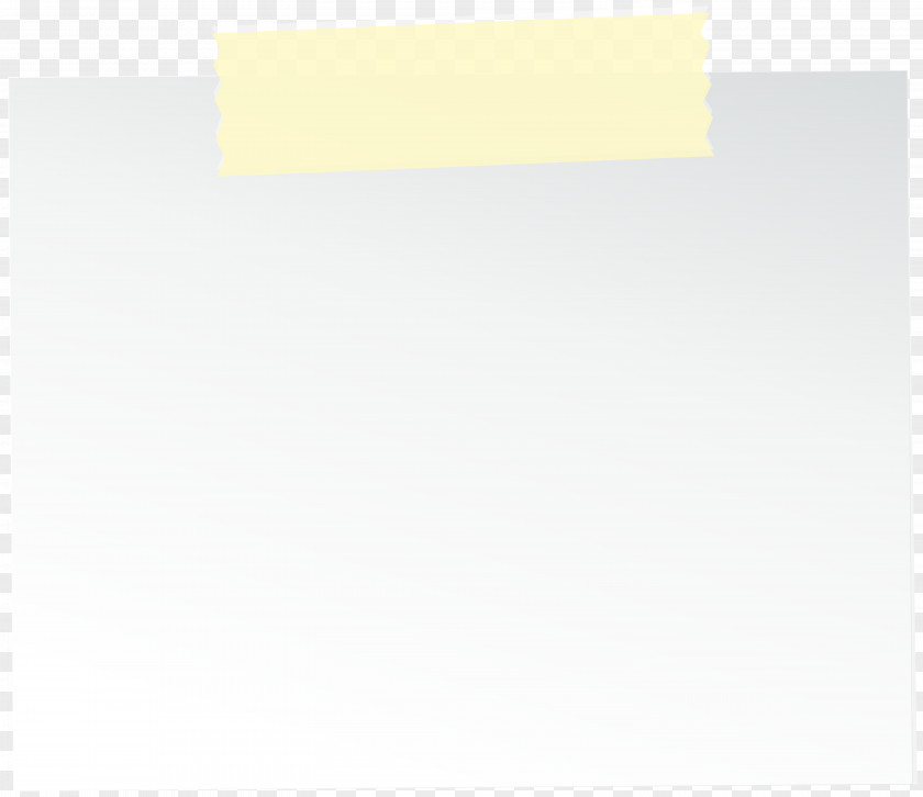 Sticky Notes Rectangle Yellow PNG