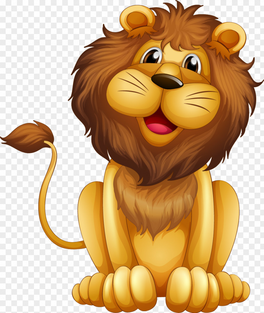 Vector Cartoon The Lion King Illustration PNG