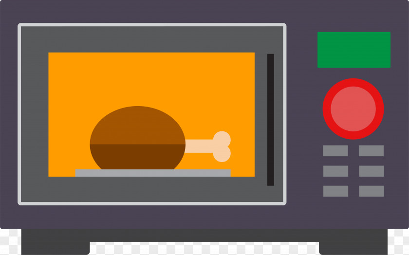 Cartoon Microwave Oven PNG