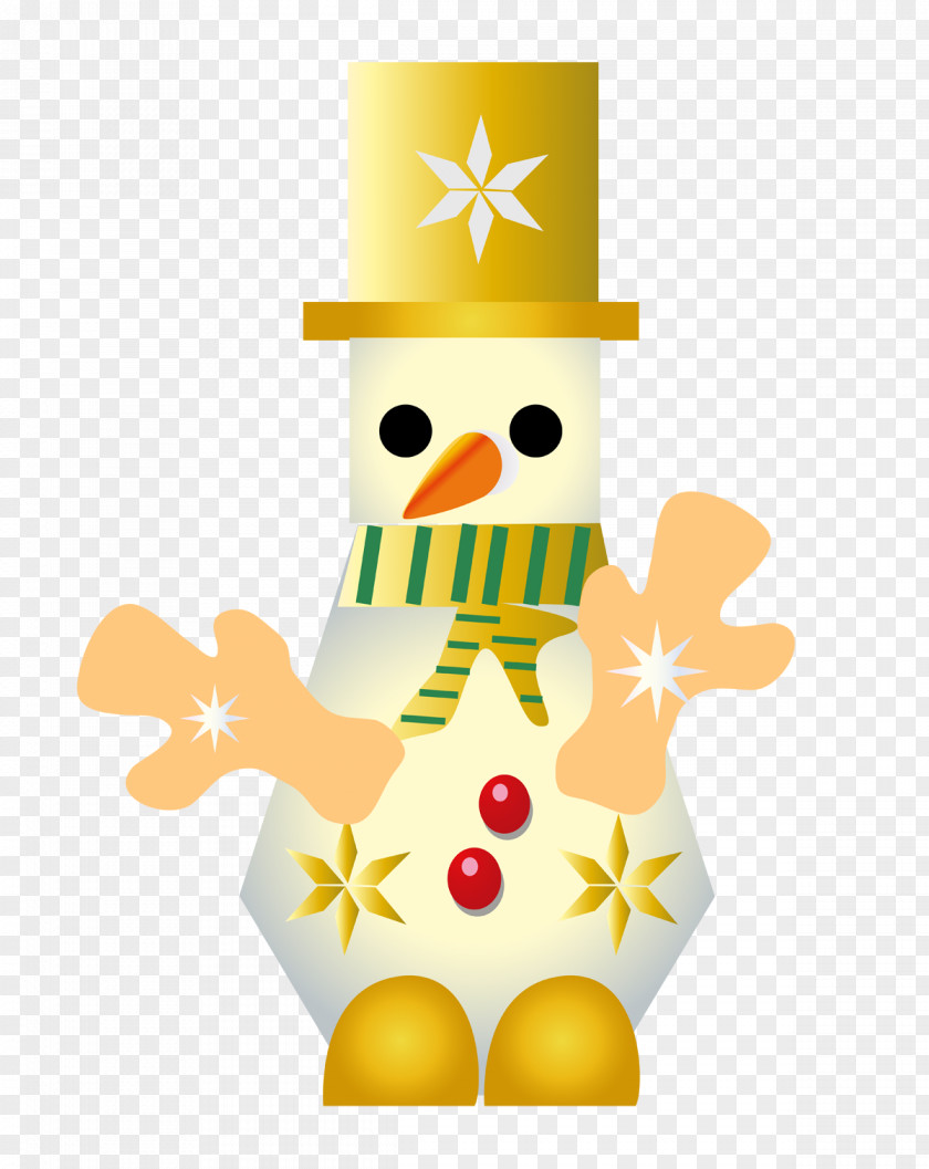 Christmas Snowman Shape Ornament Clip Art PNG