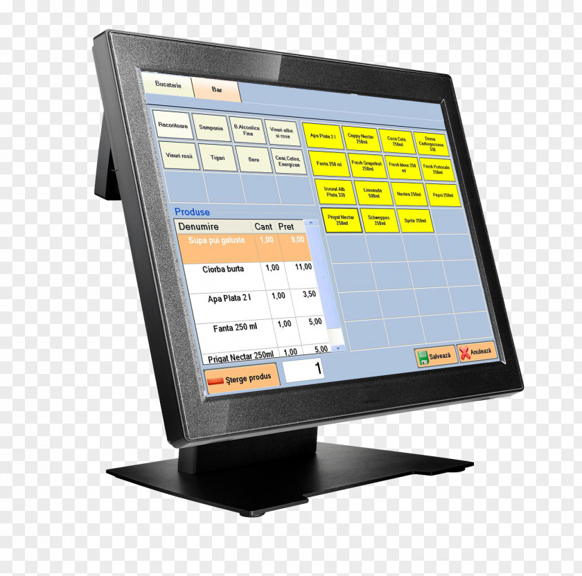 Focus Computer Monitors Point Of Sale Software Windows Embedded Industry Product Marketing PNG