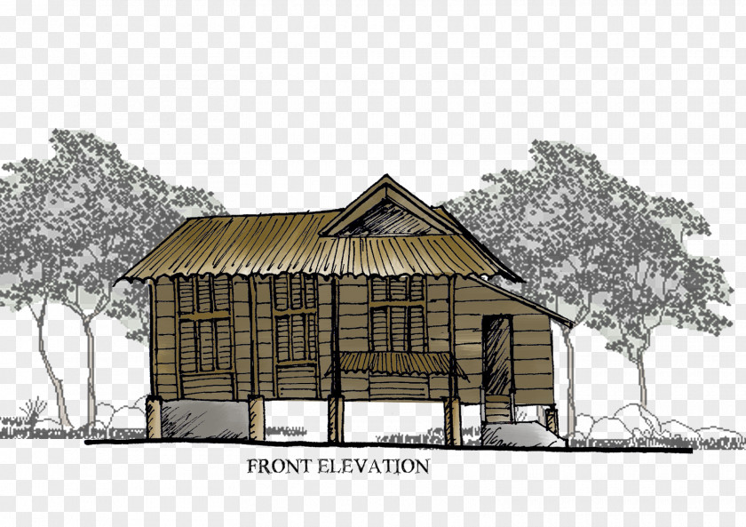 House Cottage Log Cabin Building Shed PNG