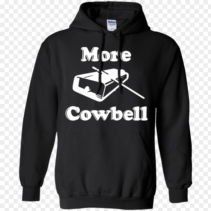 T-shirt Printed Hoodie More Cowbell PNG
