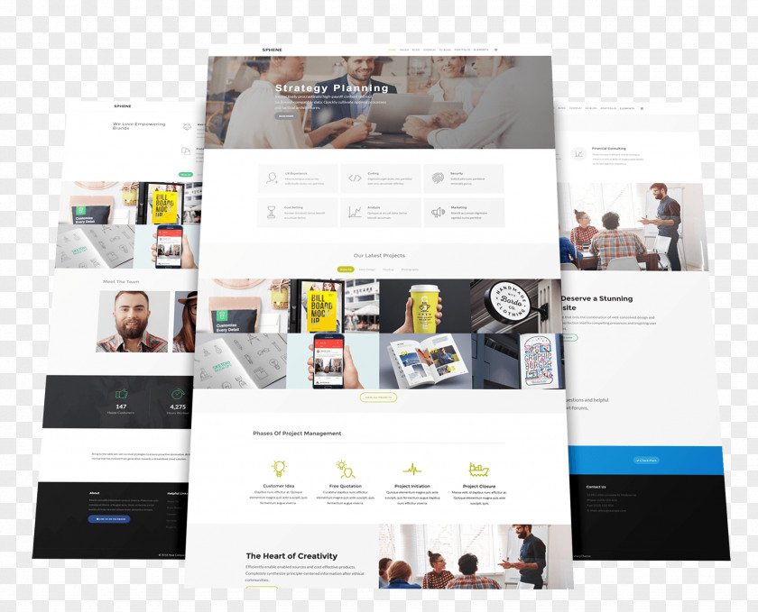 Warp Responsive Web Design Template Joomla PNG