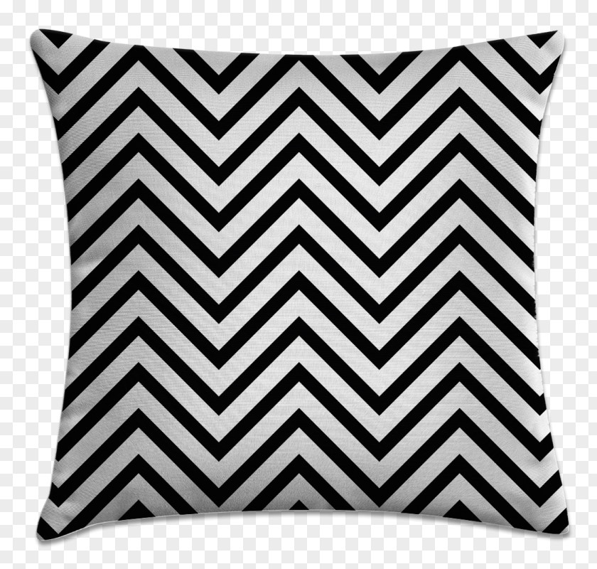 ZIGZAG Brazil Cushion Throw Pillows Black And White PNG