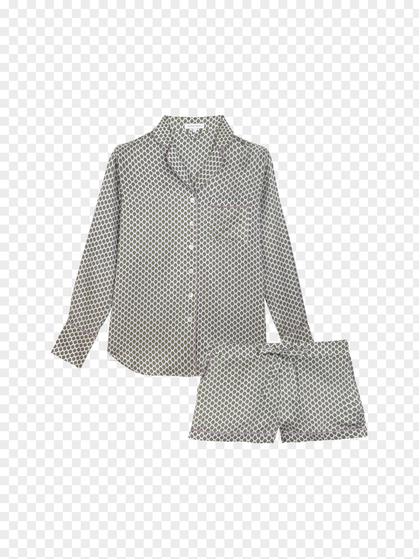 Blouse Pajamas Silk Nightwear Nightshirt PNG