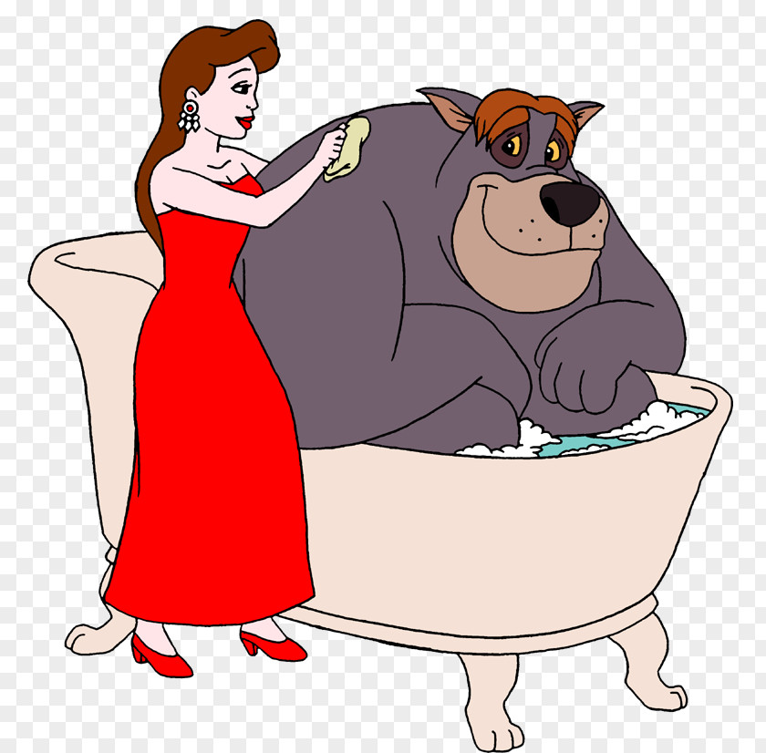 Dog Artist Character Baloo PNG