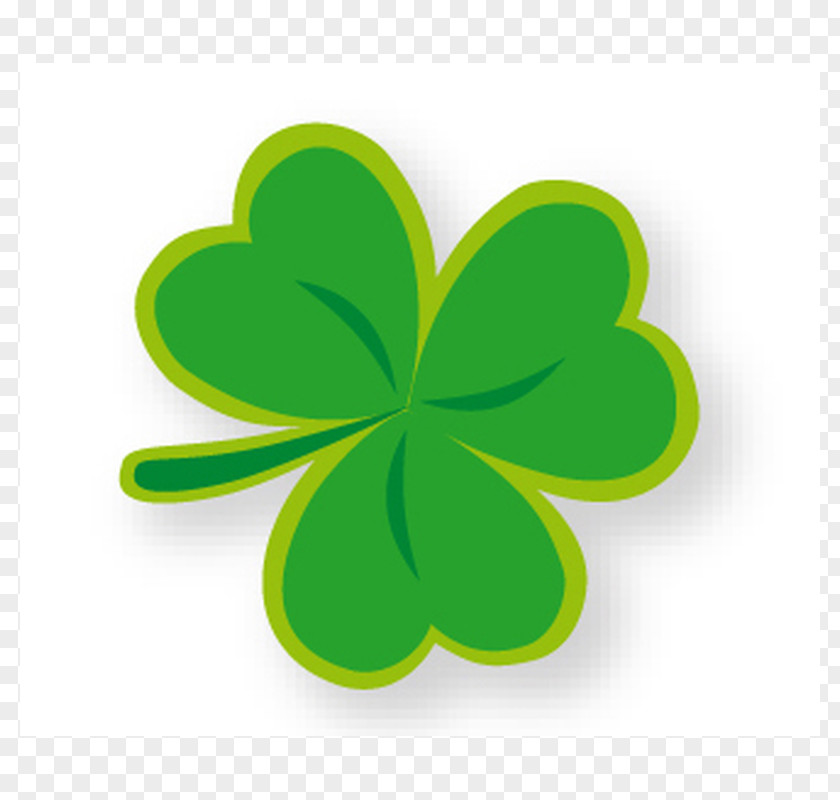 Kleeblatt Saint Patrick's Day Shamrock Ireland Four-leaf Clover PNG