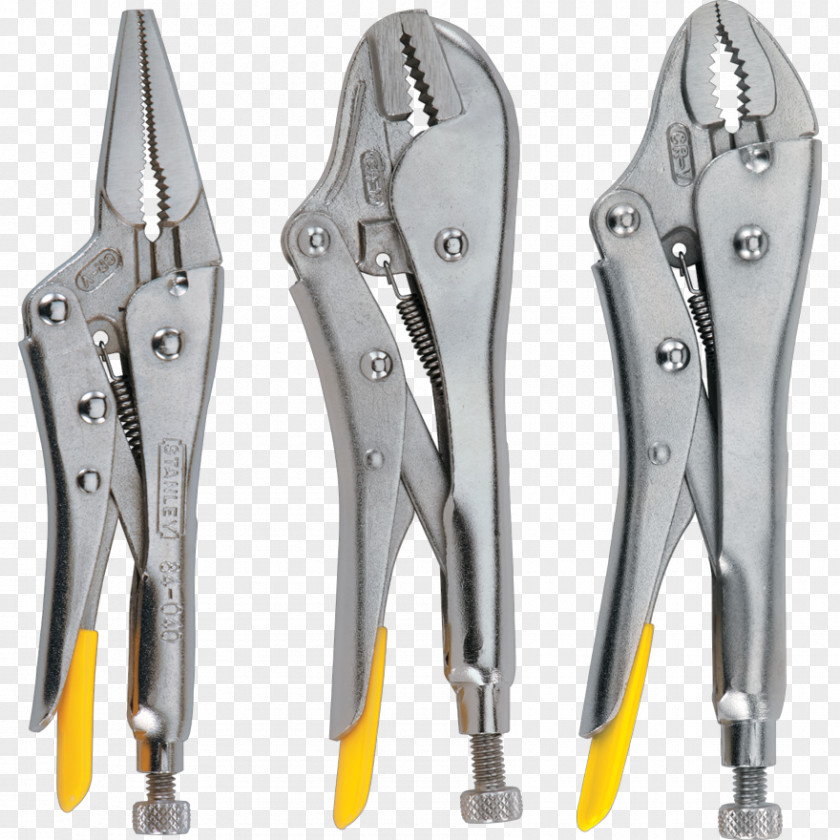 Pliers Locking Stanley Hand Tools Spanners Needle-nose PNG