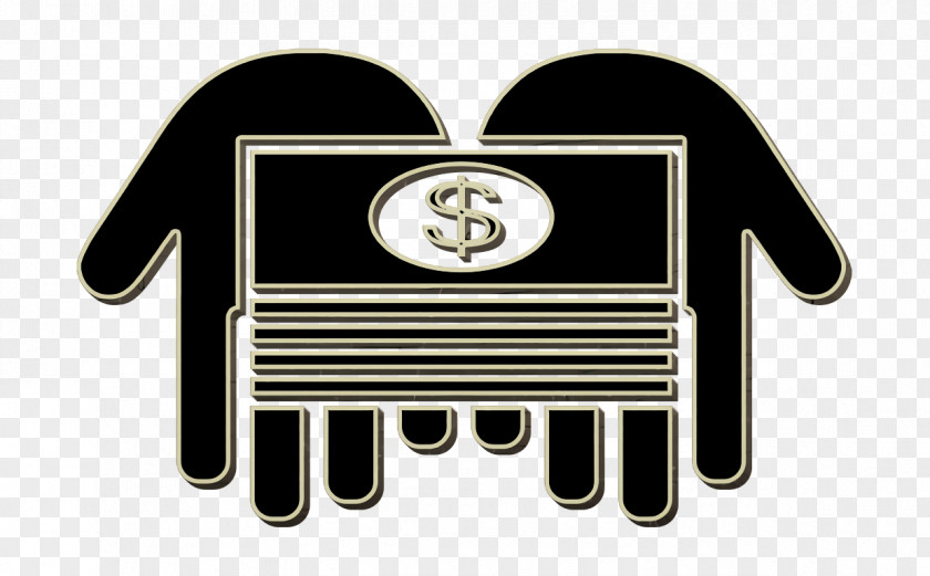 Stack Of Dollars On Two Hands Icon Money Pack 2 Commerce PNG