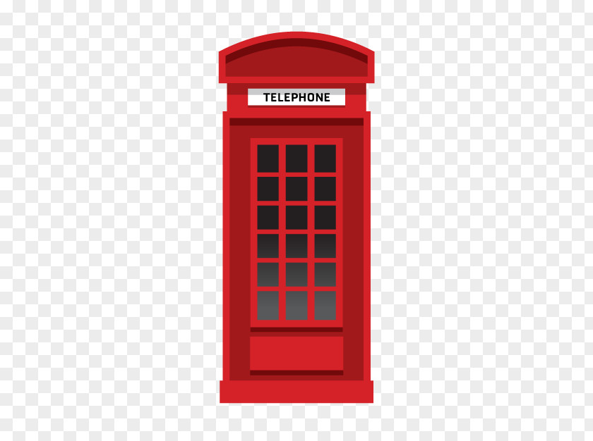 Vector Phone Booth MINI Sticker Information PNG