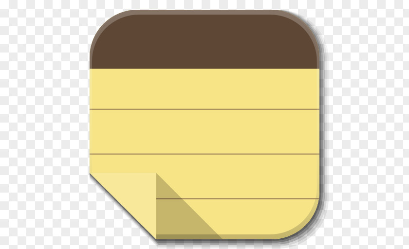 Apps Note Taking App Square Angle Material Yellow Pattern PNG