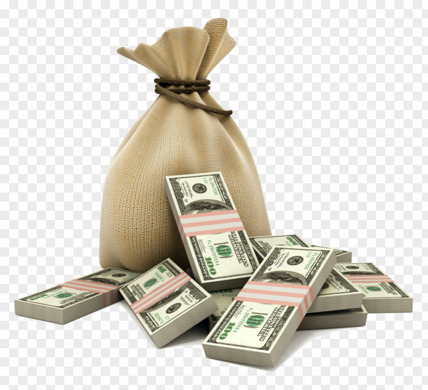 Banknote Money Bag Loan Deposit Business PNG
