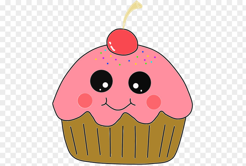 Cupcake Pink Kartun Halloween Cake Muffin Cartoon Clip Art PNG