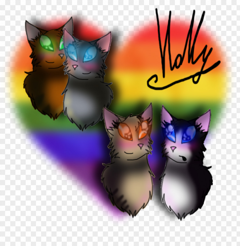 Love Wins Kitten Whiskers Cat Desktop Wallpaper PNG