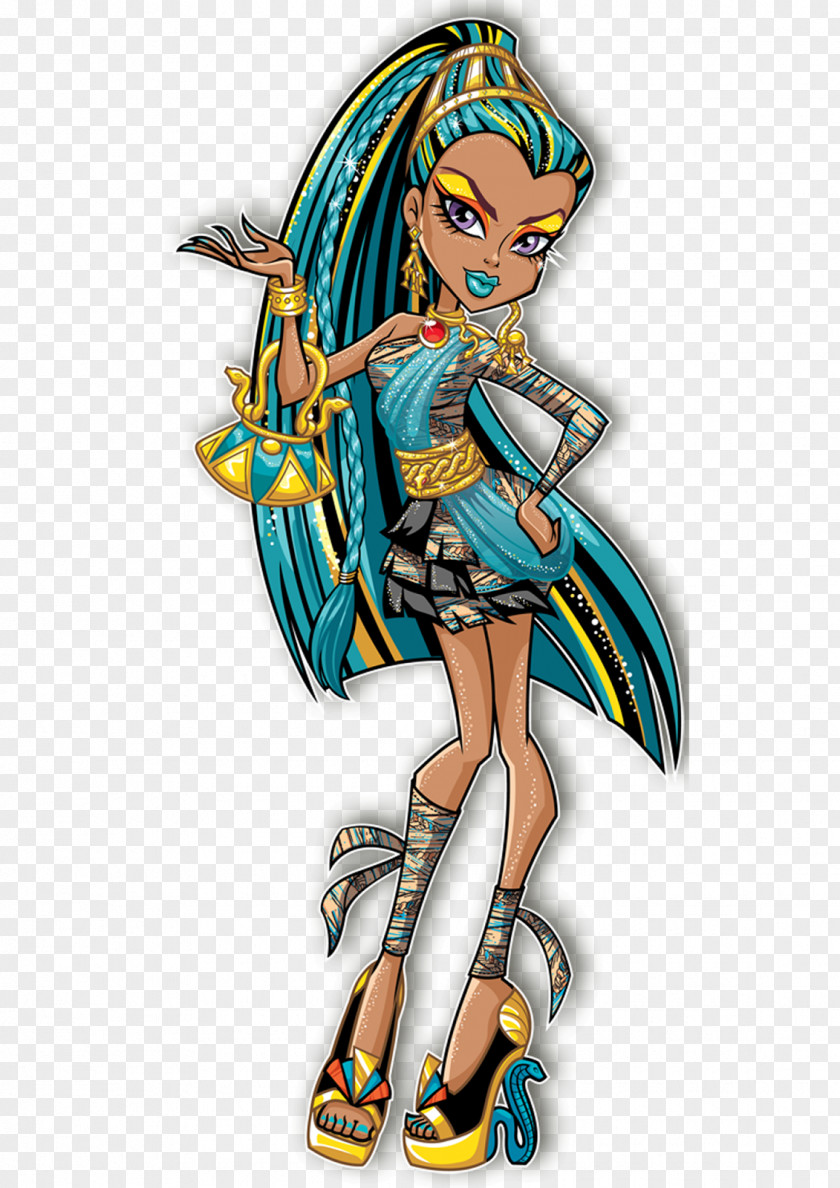 Monster Cleo DeNile High Doll Character PNG
