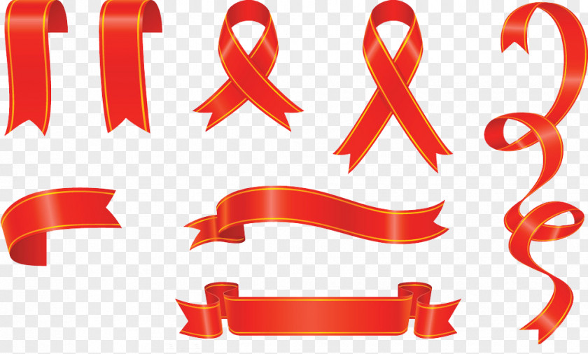 Red Ribbon Banner Clip Art PNG