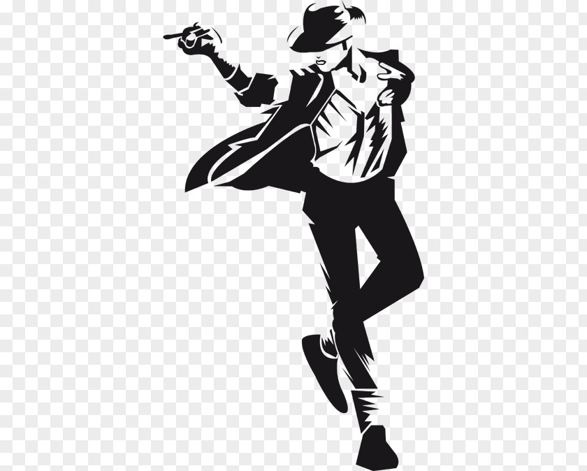 Smooth Criminal Silhouette Wall Decal Mural Thriller PNG