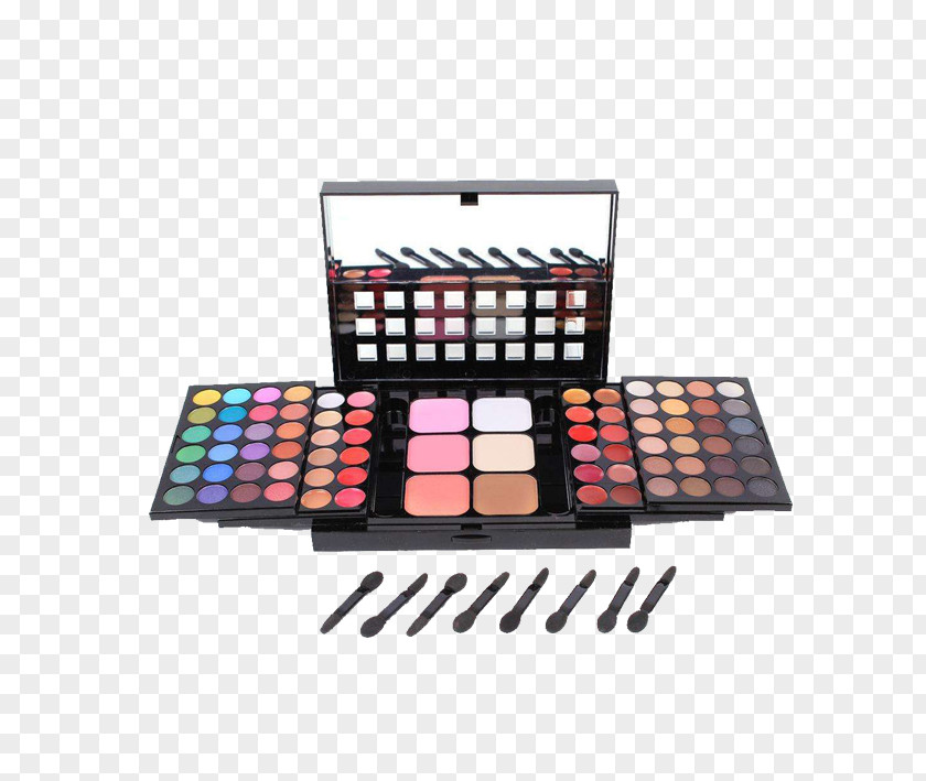 Beauty Tips Color Eye Shadow Box Cosmetics Face Powder Rouge Concealer PNG